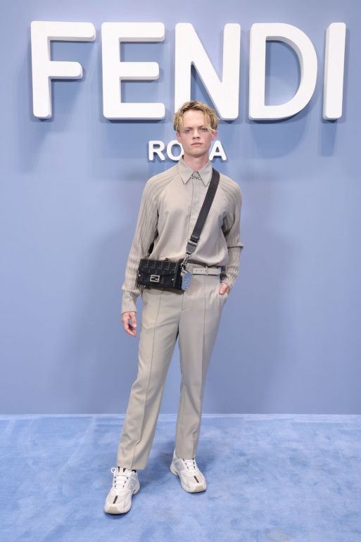 British Actor Anson Boon. Runway: FENDI and Its Men’s Spring/Summer 2023 Collection Fendi Men’s Spring/Summer 2023 Collection